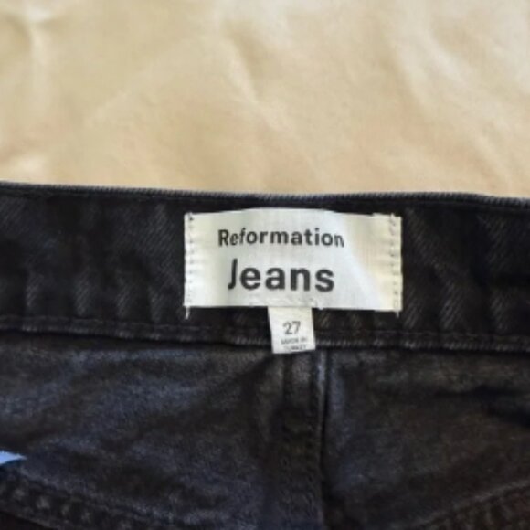 Reformation Wilder High Rise Wide Leg Jean, 27 - Picture 4 of 7